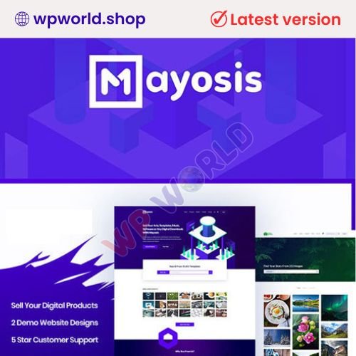 Mayosis – Digital Marketplace WordPress Theme