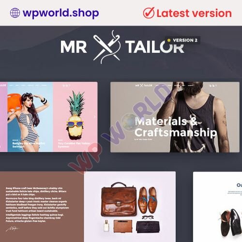 Mr. Tailor – Responsive WooCommerce Theme