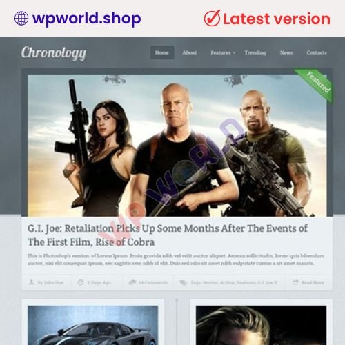 MyThemeShop Chronology WordPress Theme