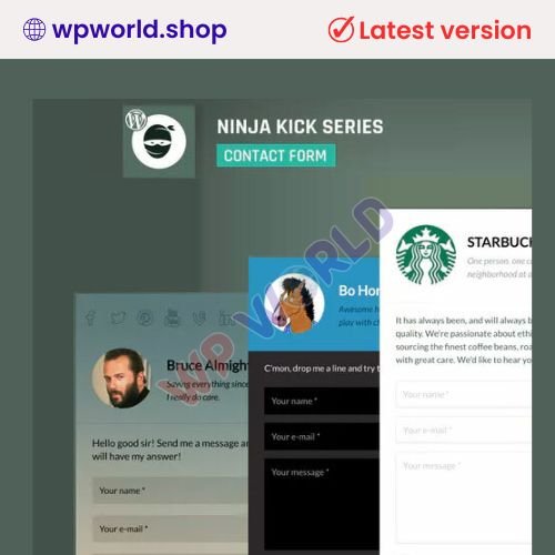 Ninja Kick Contact Form