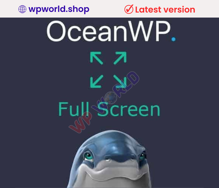 OceanWP Full Screen