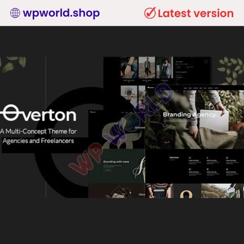 Overton – Creative Theme for Agencies and Freelancers