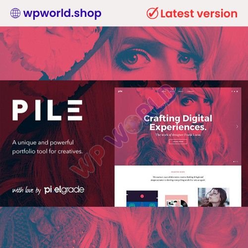 PILE – An Uncoventional WordPress Portfolio Theme