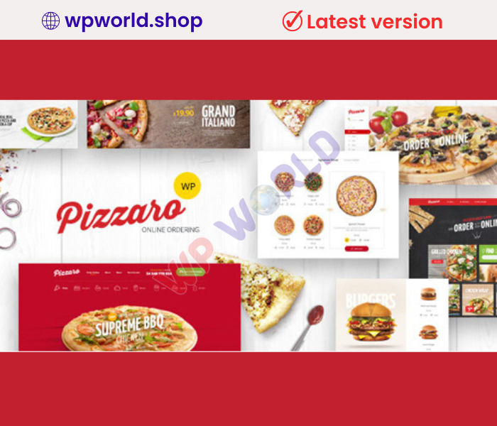Pizzaro – Fast Food & Restaurant WooCommerce Theme