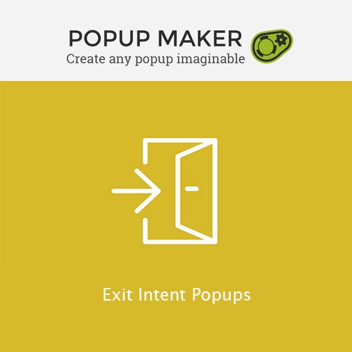 Popup Maker – Exit Intent Popups