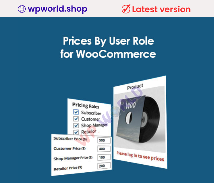 Prices By User Role for WooCommerce