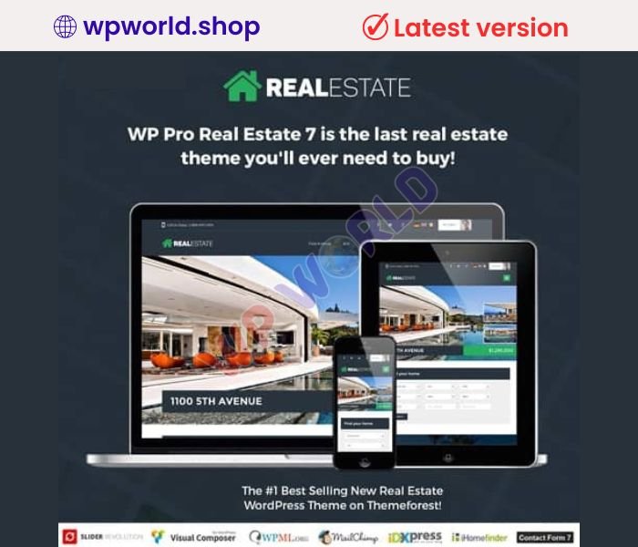 Real Estate 7 – Real Estate WordPress Theme