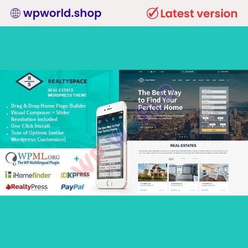 Realtyspace – Real estate WordPress Theme