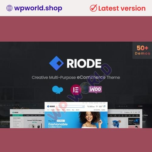 Riode – Multi-Purpose WooCommerce Theme
