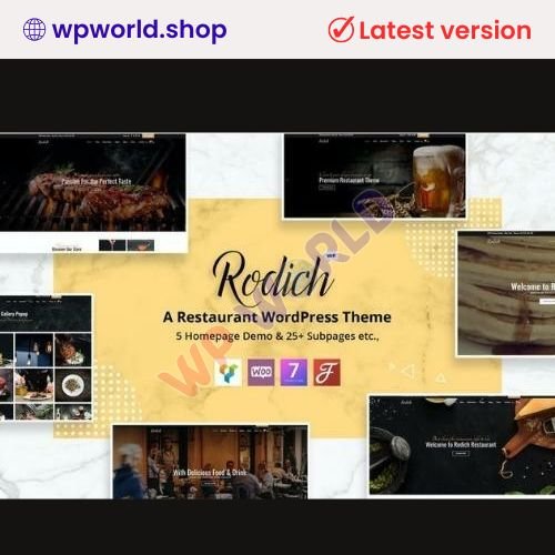 Rodich – A Restaurant WordPress Theme