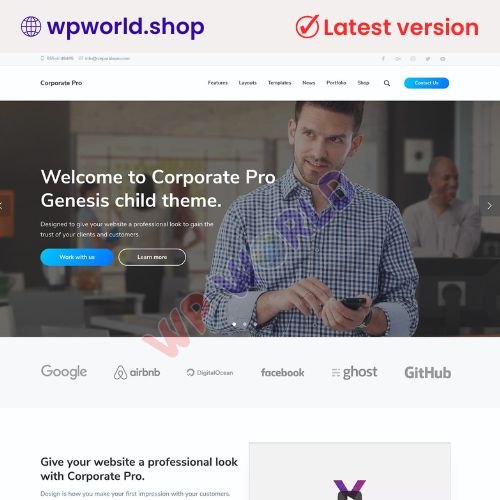 StudioPress Corporate Pro Genesis WordPress Theme