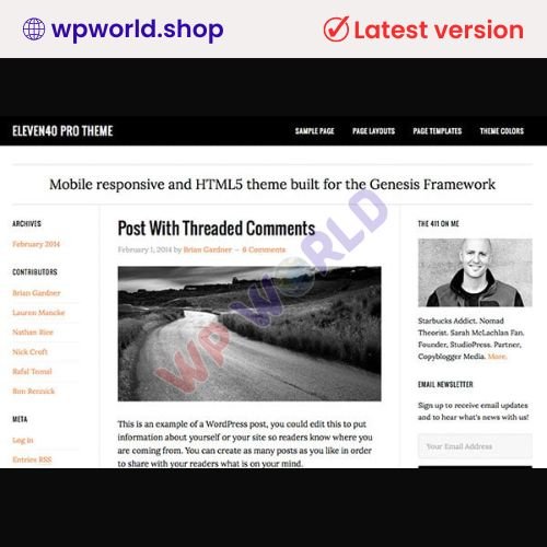 StudioPress eleven40 Pro Genesis WordPress Theme