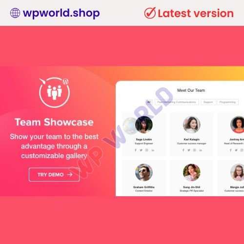 Team Showcase | WordPress Plugin