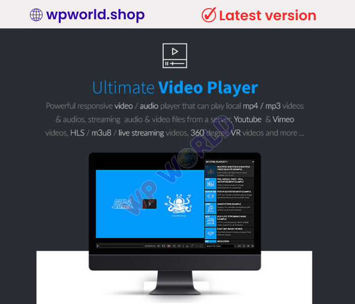 Ultimate Video Player WordPress Plugin