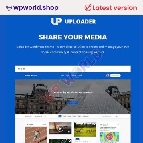 Uploader | Advanced Media Sharing Theme