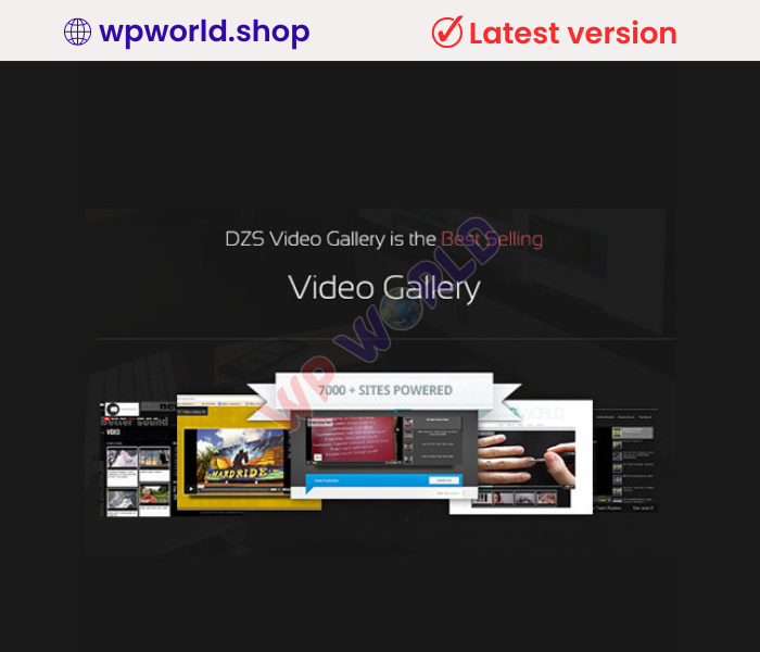 Video Gallery WordPress Plugin /w YouTube, Vimeo, Facebook pages