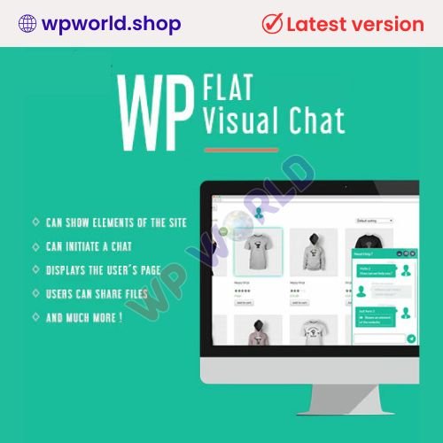 WP Flat Visual Chat | Live Chat & Remote View for WordPress