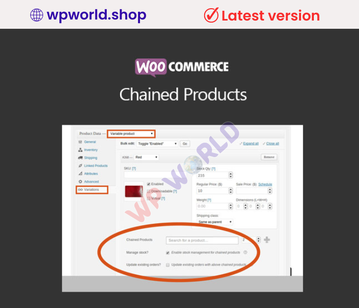 WooCommerce Chained Products