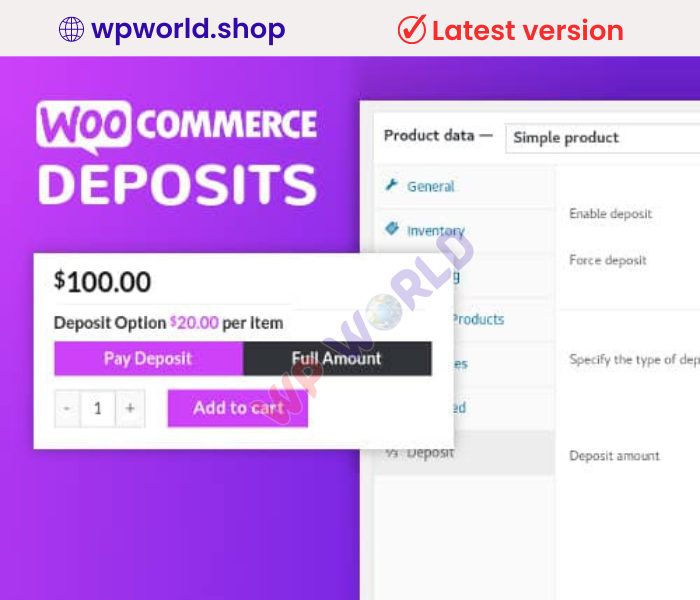 WooCommerce Deposits – Partial Payments