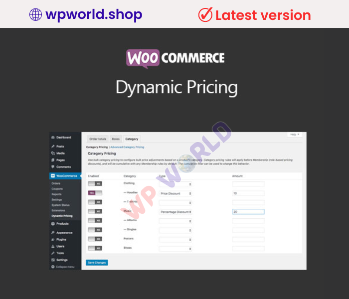 WooCommerce Dynamic Pricing