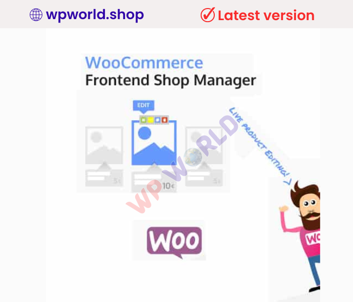WooCommerce Frontend Manager GROUP & STAFF