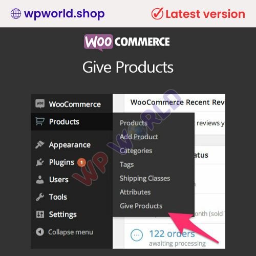WooCommerce Give Products
