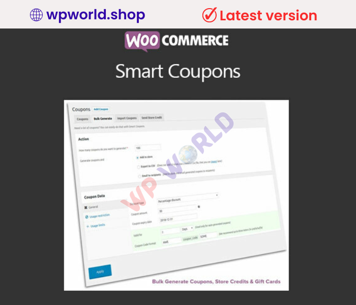 WooCommerce Smart Coupons