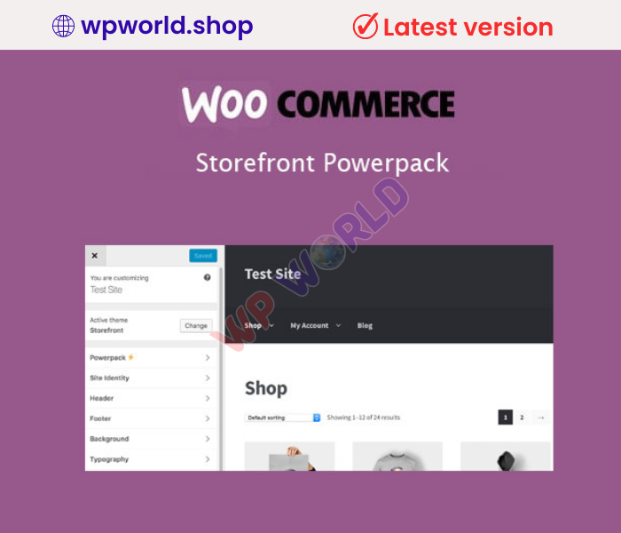 WooCommerce Storefront Powerpack