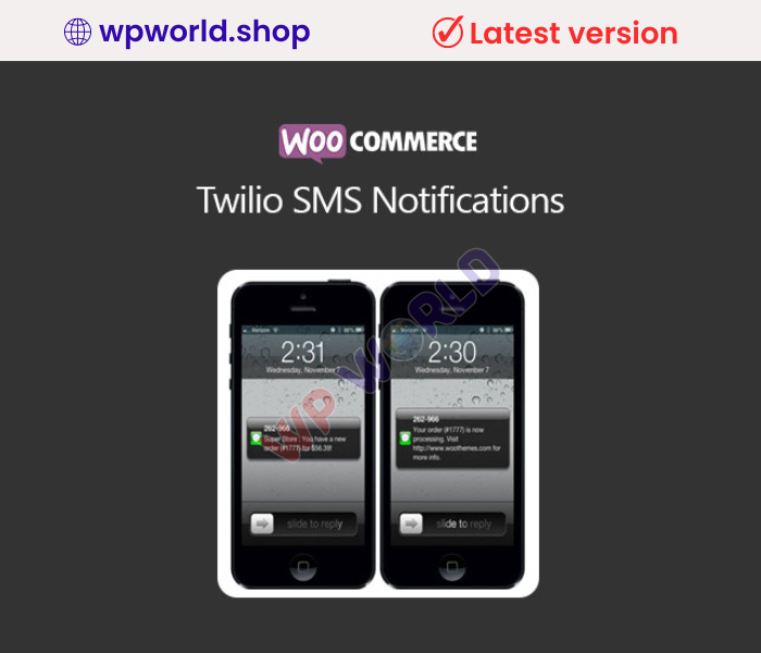 WooCommerce Twilio SMS Notifications