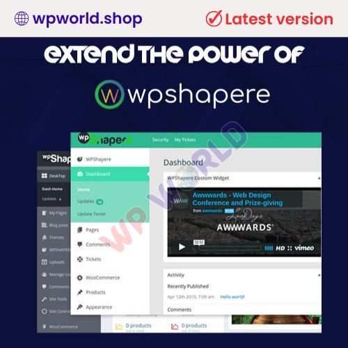 WordPress Admin Theme | WPShapere