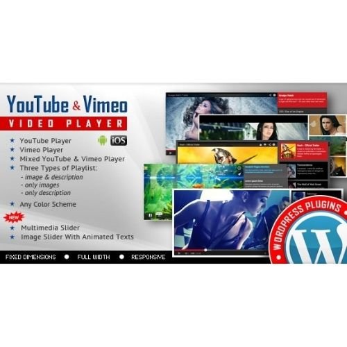 Youtube Vimeo Video Player and Slider WP Plugin