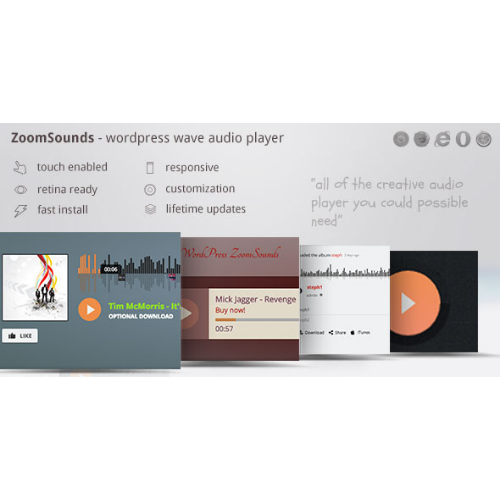 ZoomSounds – WordPress Wave Audio Player