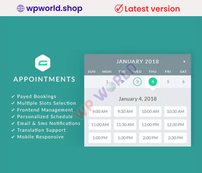 gAppointments – Appointment booking addon for Gravity Forms