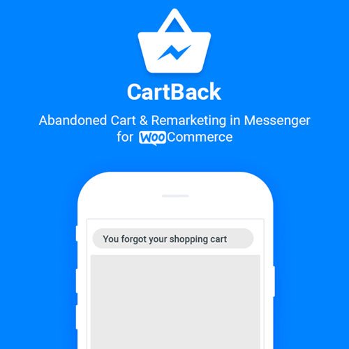 CartBack | WooCommerce Abandoned Cart & Remarketing in Facebook Messenger