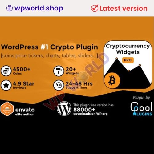 Cryptocurrency Widgets Pro – WordPress Crypto Plugin