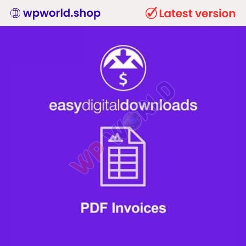Easy Digital Downloads PDF Invoices