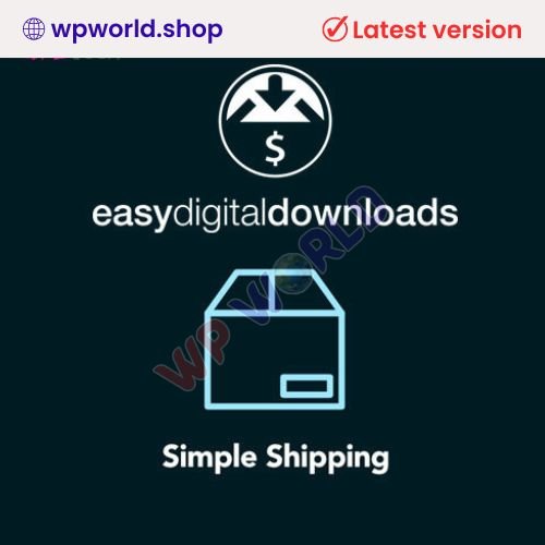Easy Digital Downloads Simple Shipping