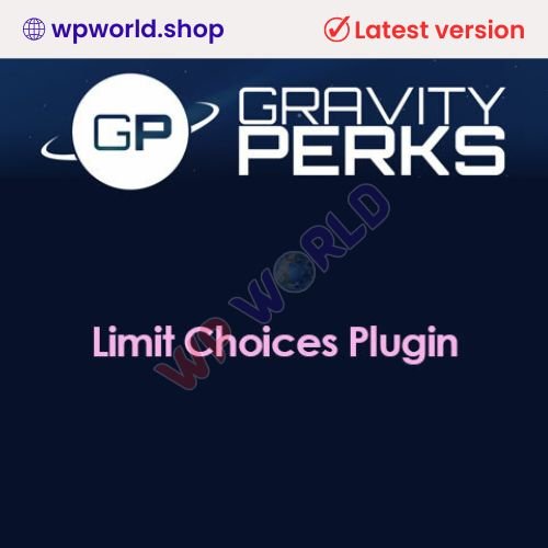 Gravity Perks Limit Choices Plugin