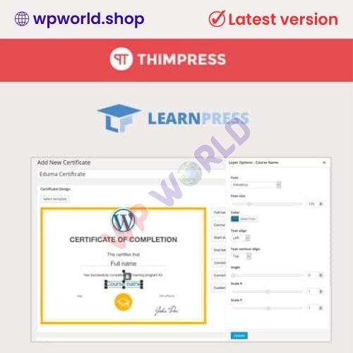 LearnPress – Certificates