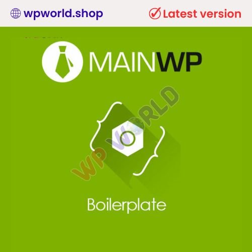 MainWP Boilerplate