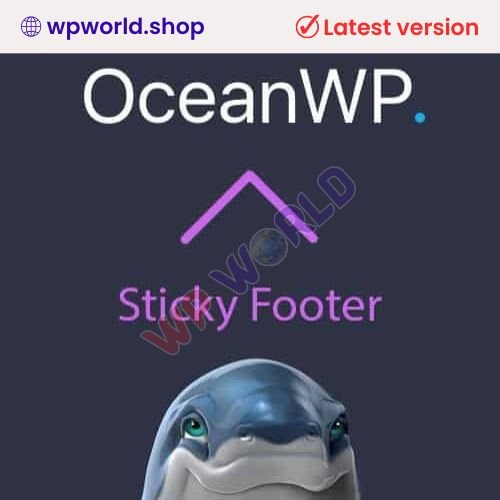 OceanWP Sticky Footer
