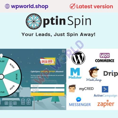 OptinSpin | Fortune Wheel Integrated With WordPress, WooCommerce and Easy Digital Downloads Coupons