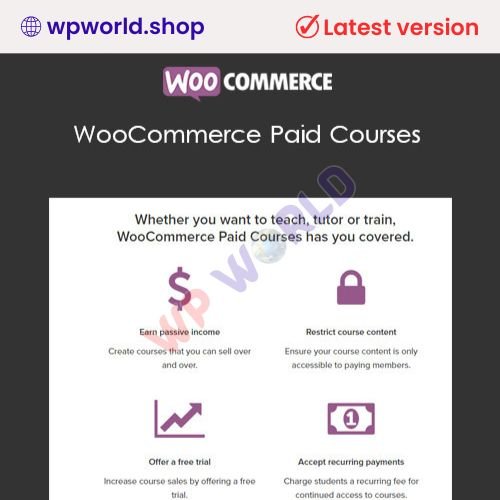 Sensei with WooCommerce Paid Courses