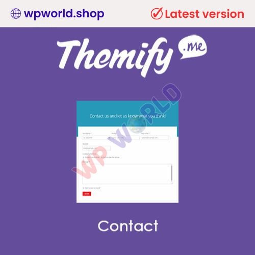 Themify Builder Contact