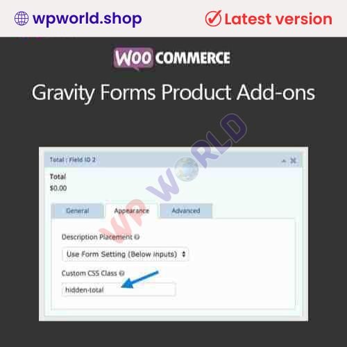 WooCommerce Gravity Forms Product Addons