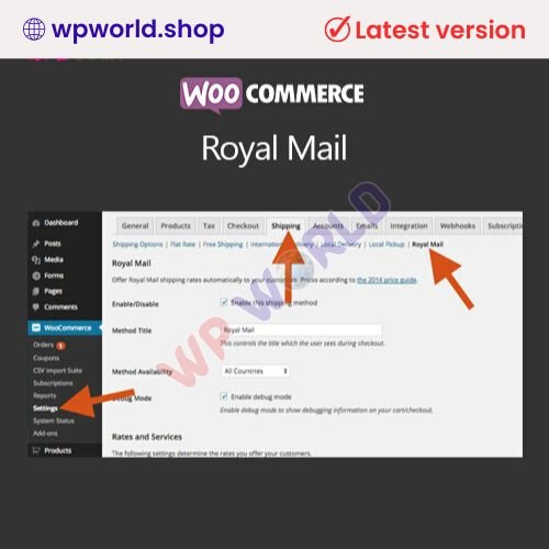 WooCommerce Royal Mail