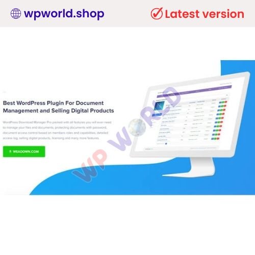 WordPress Download Manager Pro + Addons