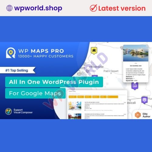 WordPress Plugin for Google Maps – WP MAPS PRO