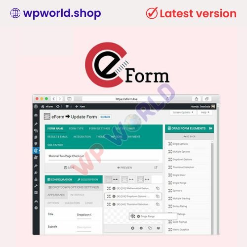 eForm – WordPress Form Builder