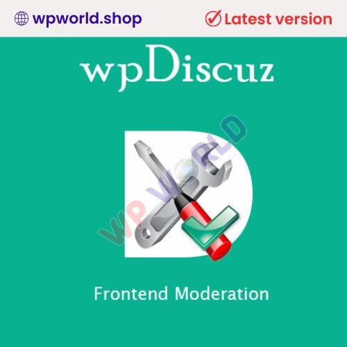 wpDiscuz – Frontend Moderation